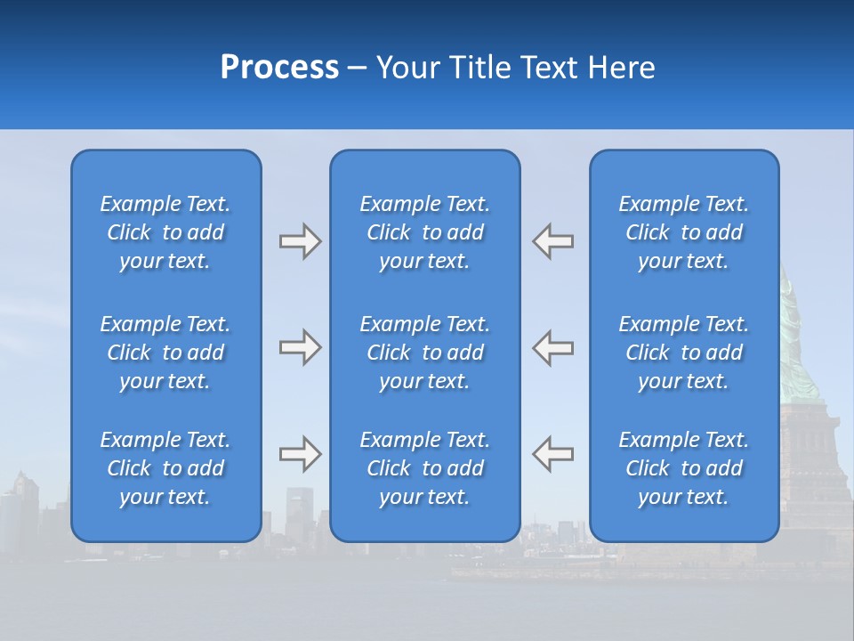 A Picture Of The Statue Of Liberty In New York City PowerPoint Template