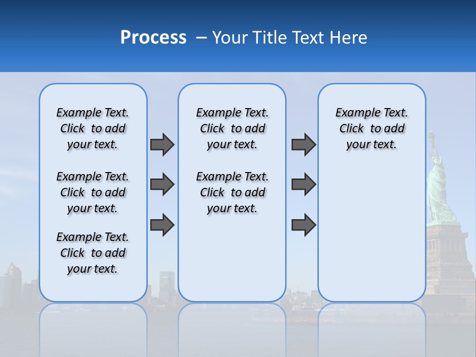 A Picture Of The Statue Of Liberty In New York City PowerPoint Template