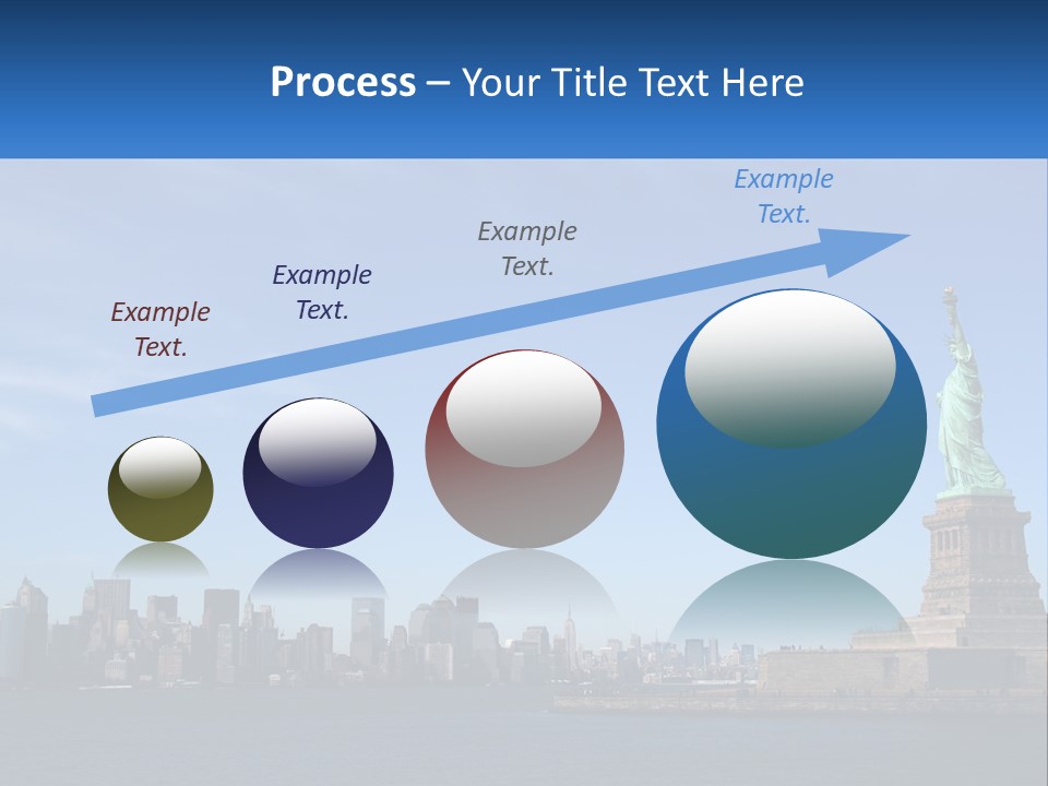 A Picture Of The Statue Of Liberty In New York City PowerPoint Template