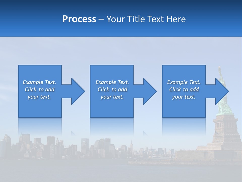 A Picture Of The Statue Of Liberty In New York City PowerPoint Template