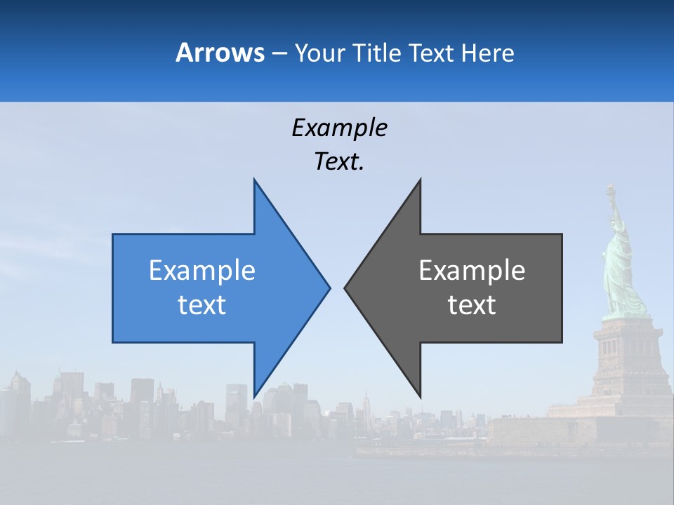 A Picture Of The Statue Of Liberty In New York City PowerPoint Template