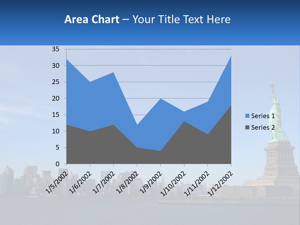 A Picture Of The Statue Of Liberty In New York City PowerPoint Template