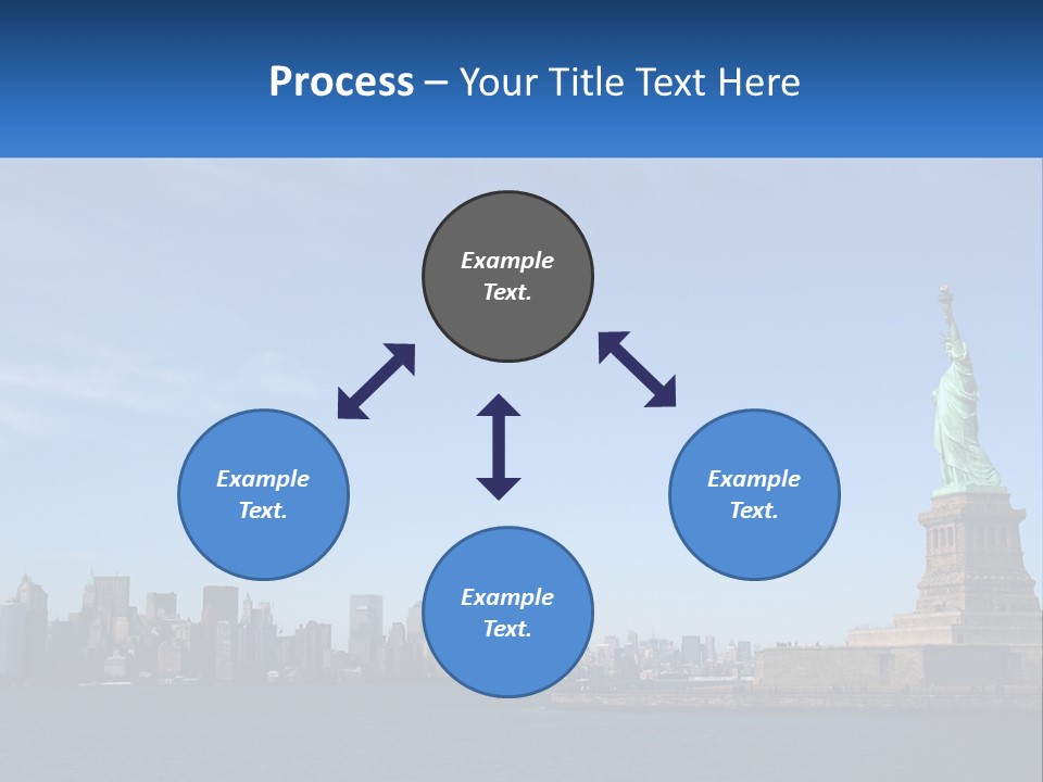A Picture Of The Statue Of Liberty In New York City PowerPoint Template