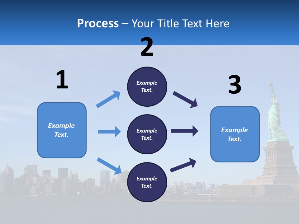 A Picture Of The Statue Of Liberty In New York City PowerPoint Template
