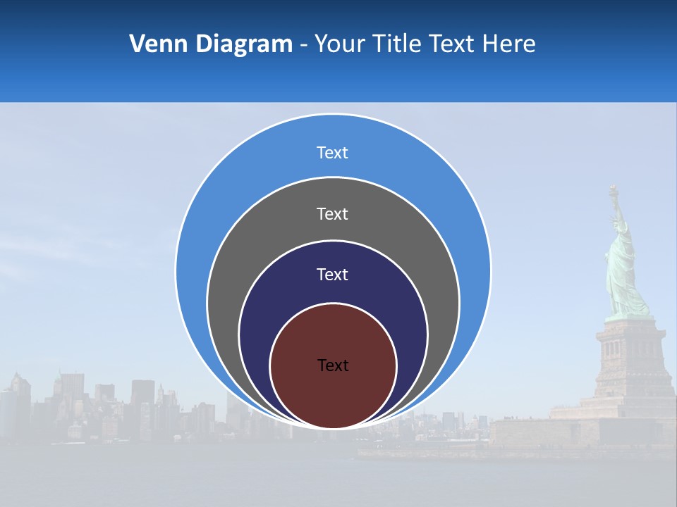 A Picture Of The Statue Of Liberty In New York City PowerPoint Template