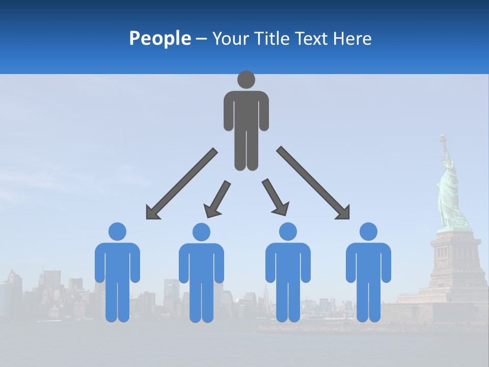 A Picture Of The Statue Of Liberty In New York City PowerPoint Template