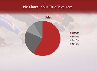 A Group Of People Riding Skis Down A Snow Covered Slope PowerPoint Template