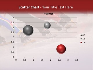 A Group Of People Riding Skis Down A Snow Covered Slope PowerPoint Template