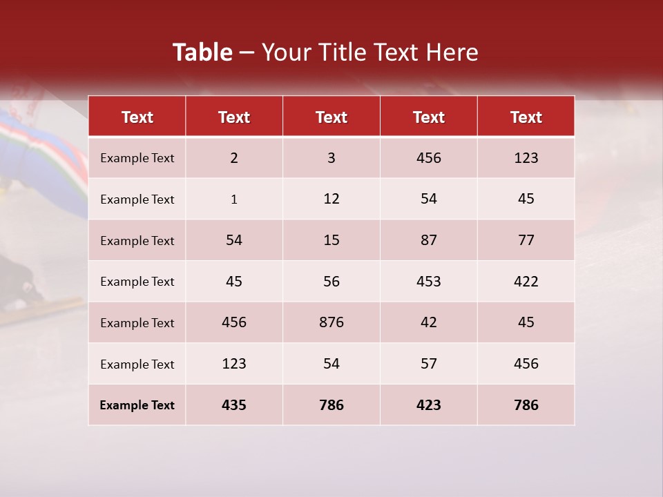 A Group Of People Riding Skis Down A Snow Covered Slope PowerPoint Template