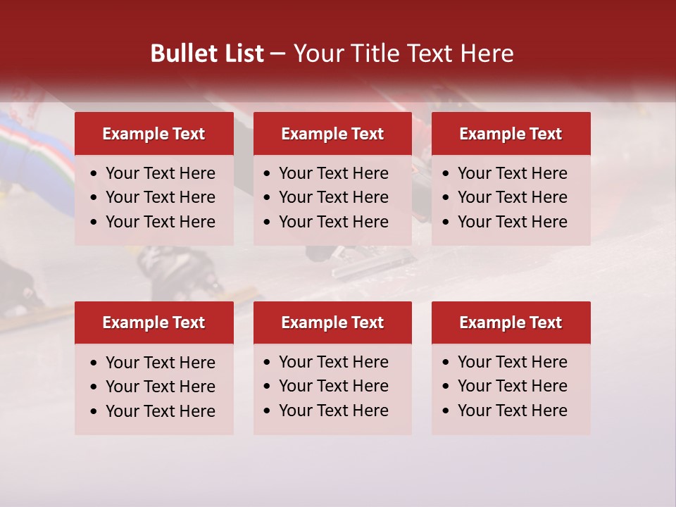 A Group Of People Riding Skis Down A Snow Covered Slope PowerPoint Template