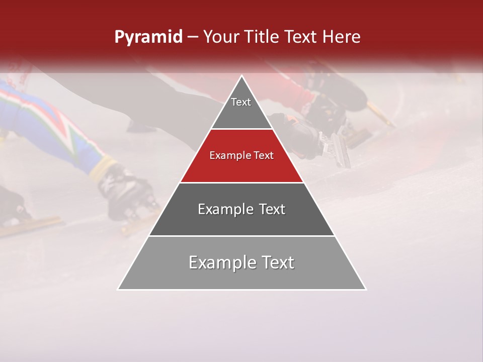 A Group Of People Riding Skis Down A Snow Covered Slope PowerPoint Template