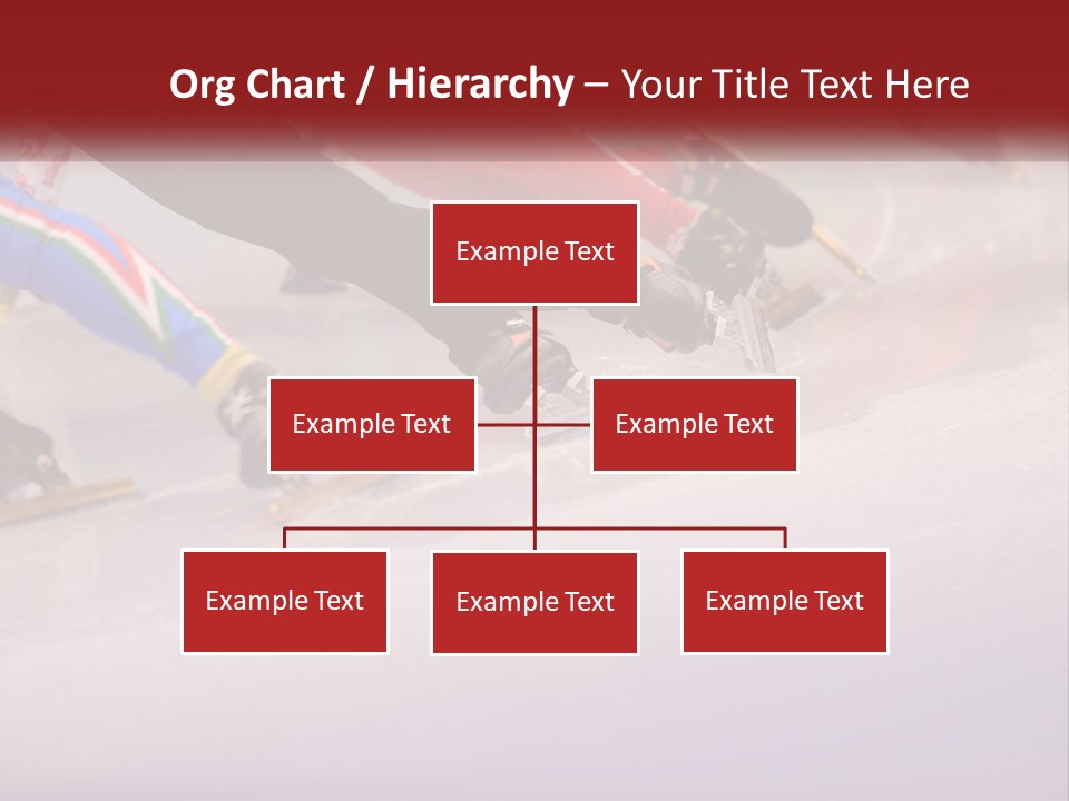 A Group Of People Riding Skis Down A Snow Covered Slope PowerPoint Template