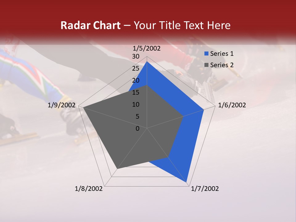 A Group Of People Riding Skis Down A Snow Covered Slope PowerPoint Template