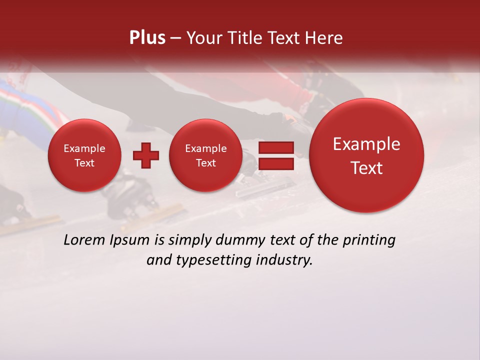 A Group Of People Riding Skis Down A Snow Covered Slope PowerPoint Template