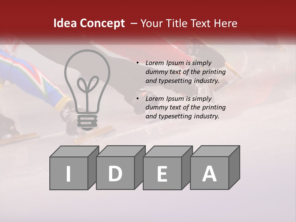 A Group Of People Riding Skis Down A Snow Covered Slope PowerPoint Template