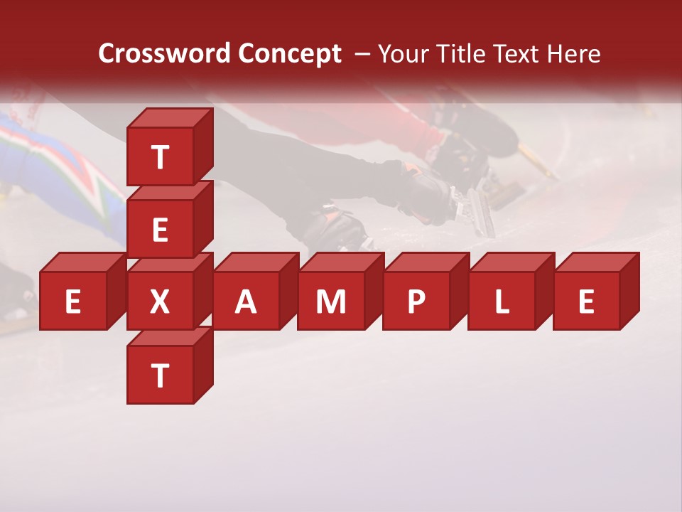 A Group Of People Riding Skis Down A Snow Covered Slope PowerPoint Template