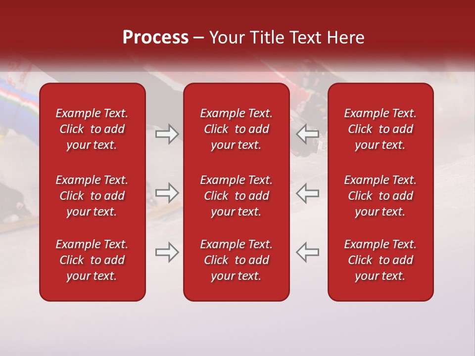 A Group Of People Riding Skis Down A Snow Covered Slope PowerPoint Template