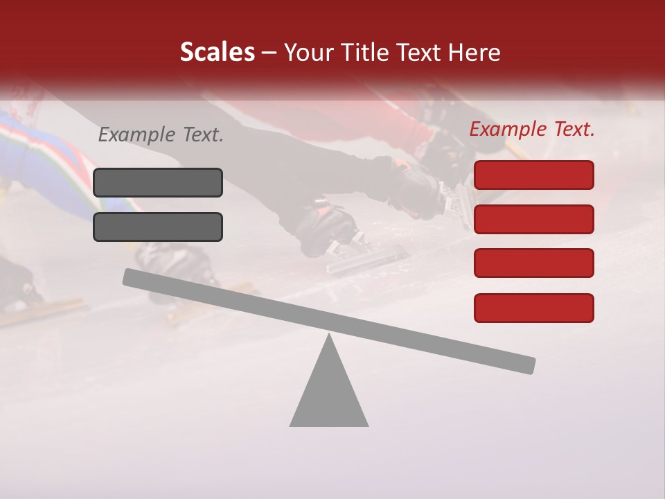 A Group Of People Riding Skis Down A Snow Covered Slope PowerPoint Template