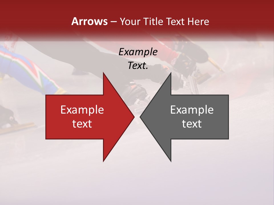 A Group Of People Riding Skis Down A Snow Covered Slope PowerPoint Template