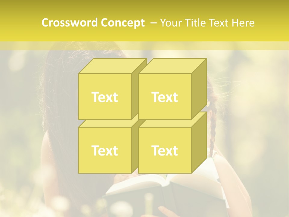 A Woman Reading A Book To A Little Girl PowerPoint Template