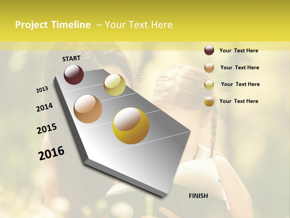 A Woman Reading A Book To A Little Girl PowerPoint Template