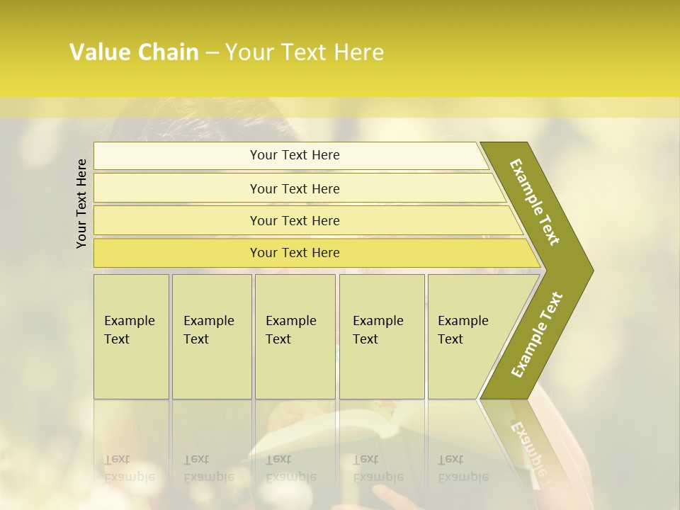 A Woman Reading A Book To A Little Girl PowerPoint Template