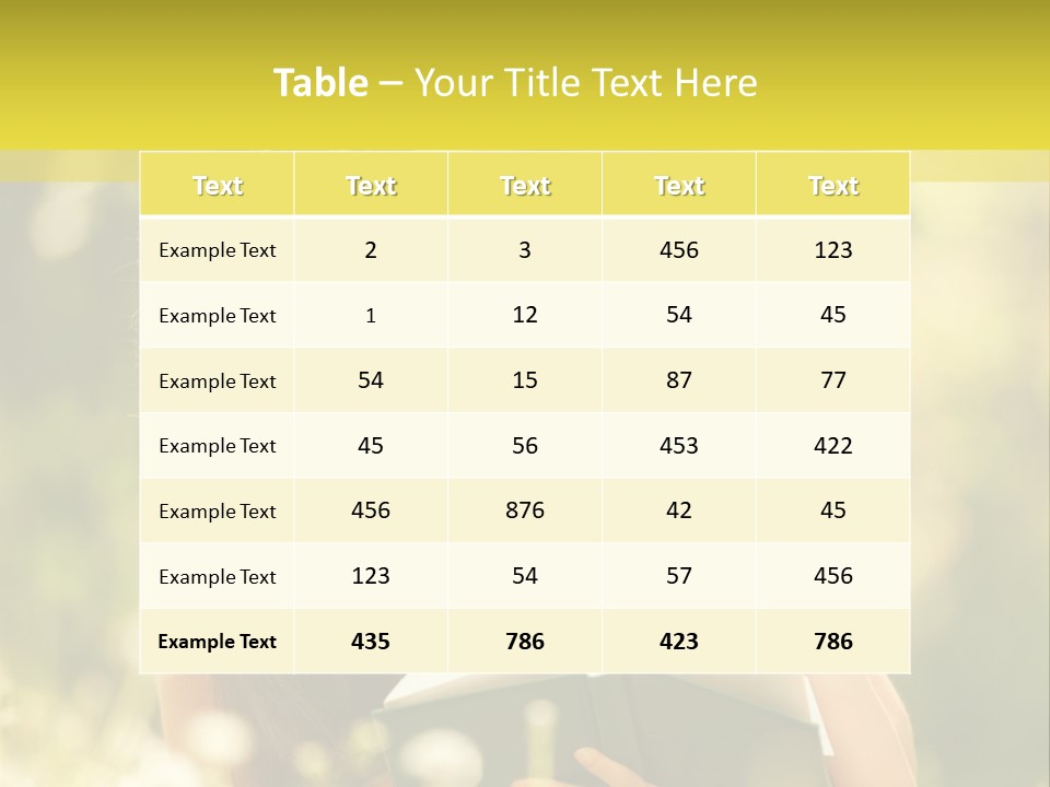 A Woman Reading A Book To A Little Girl PowerPoint Template
