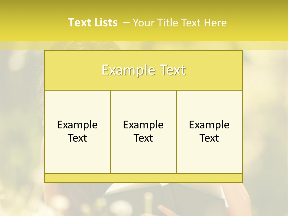 A Woman Reading A Book To A Little Girl PowerPoint Template