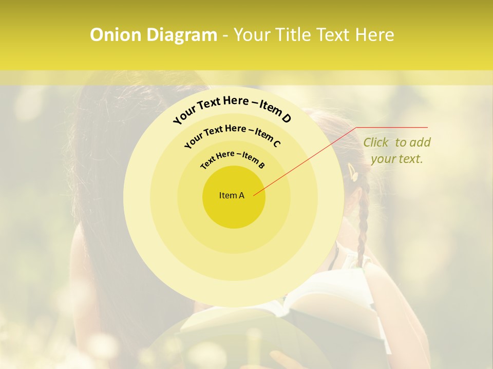 A Woman Reading A Book To A Little Girl PowerPoint Template