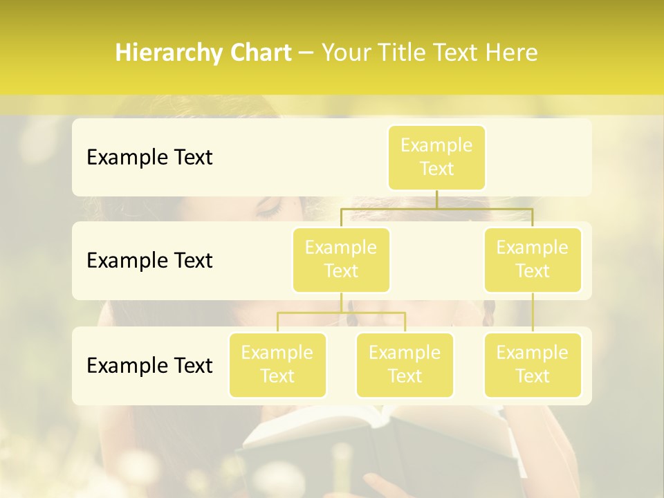 A Woman Reading A Book To A Little Girl PowerPoint Template