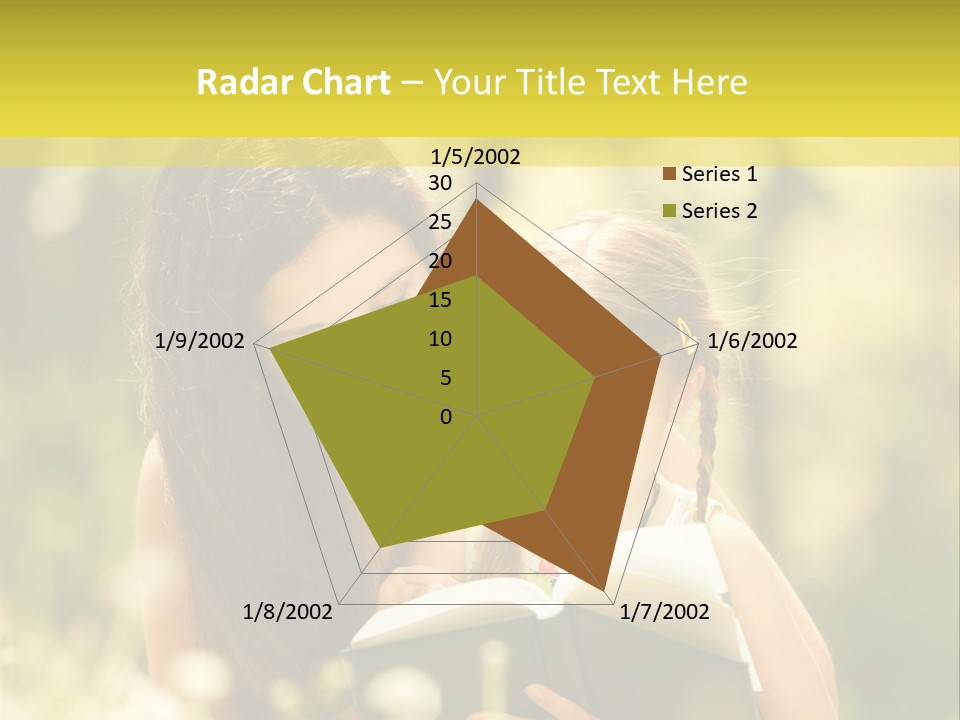 A Woman Reading A Book To A Little Girl PowerPoint Template