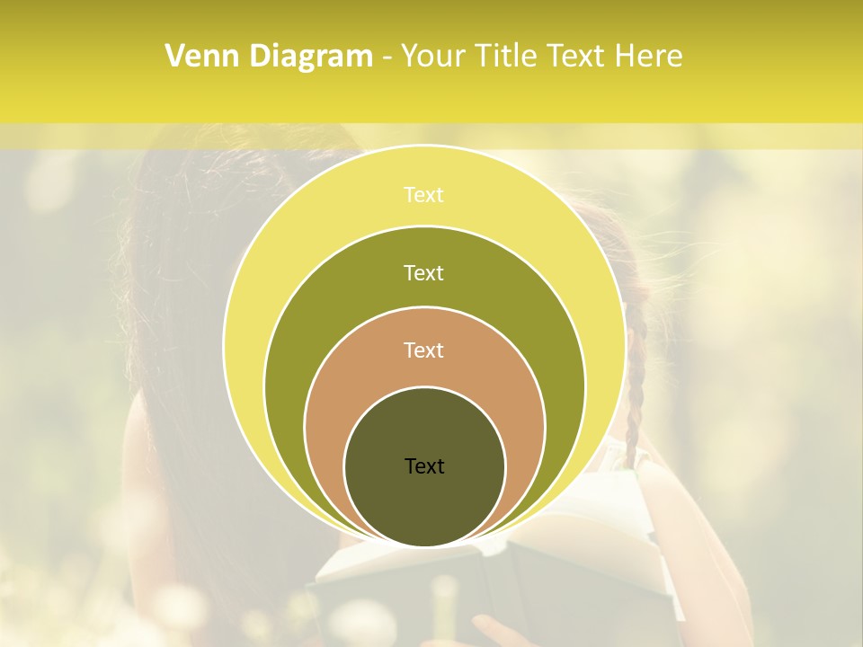 A Woman Reading A Book To A Little Girl PowerPoint Template