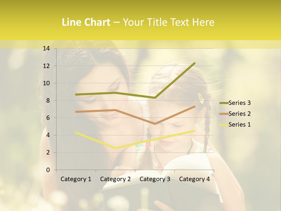 A Woman Reading A Book To A Little Girl PowerPoint Template