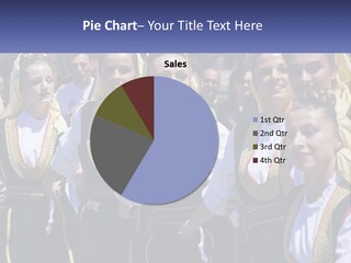 A Group Of Young Women Standing Next To Each Other PowerPoint Template