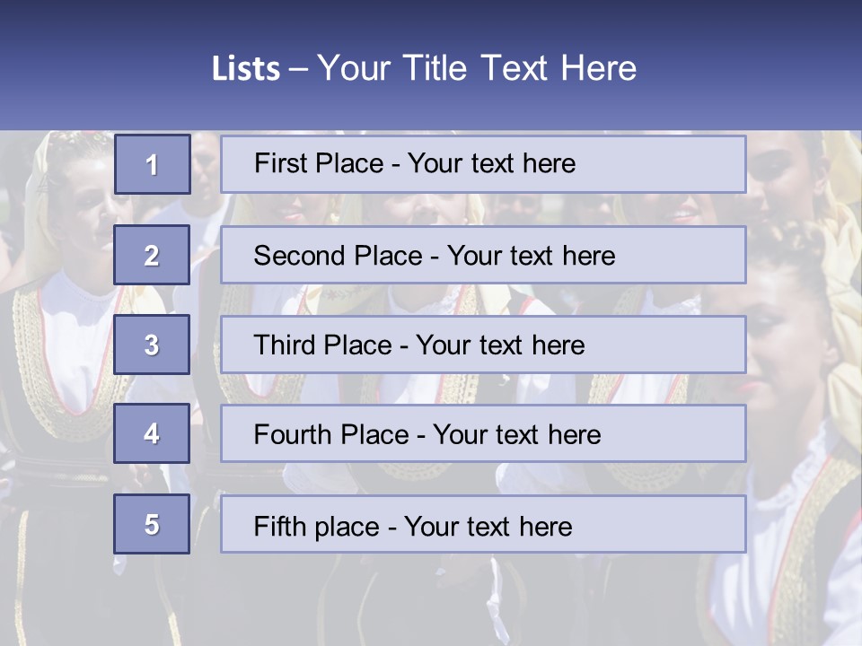 A Group Of Young Women Standing Next To Each Other PowerPoint Template