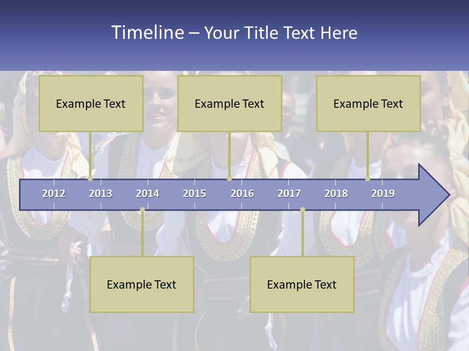 A Group Of Young Women Standing Next To Each Other PowerPoint Template