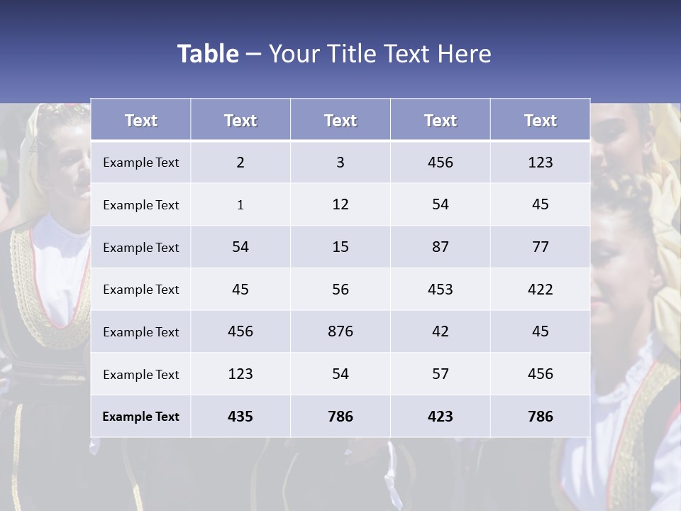 A Group Of Young Women Standing Next To Each Other PowerPoint Template