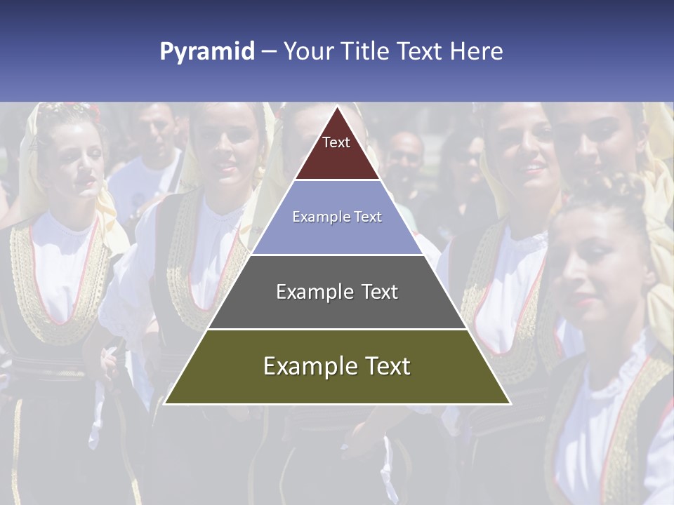 A Group Of Young Women Standing Next To Each Other PowerPoint Template
