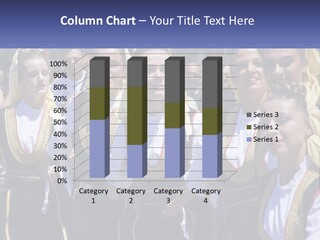 A Group Of Young Women Standing Next To Each Other PowerPoint Template