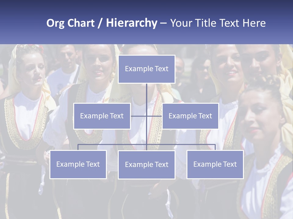 A Group Of Young Women Standing Next To Each Other PowerPoint Template