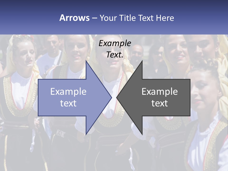 A Group Of Young Women Standing Next To Each Other PowerPoint Template