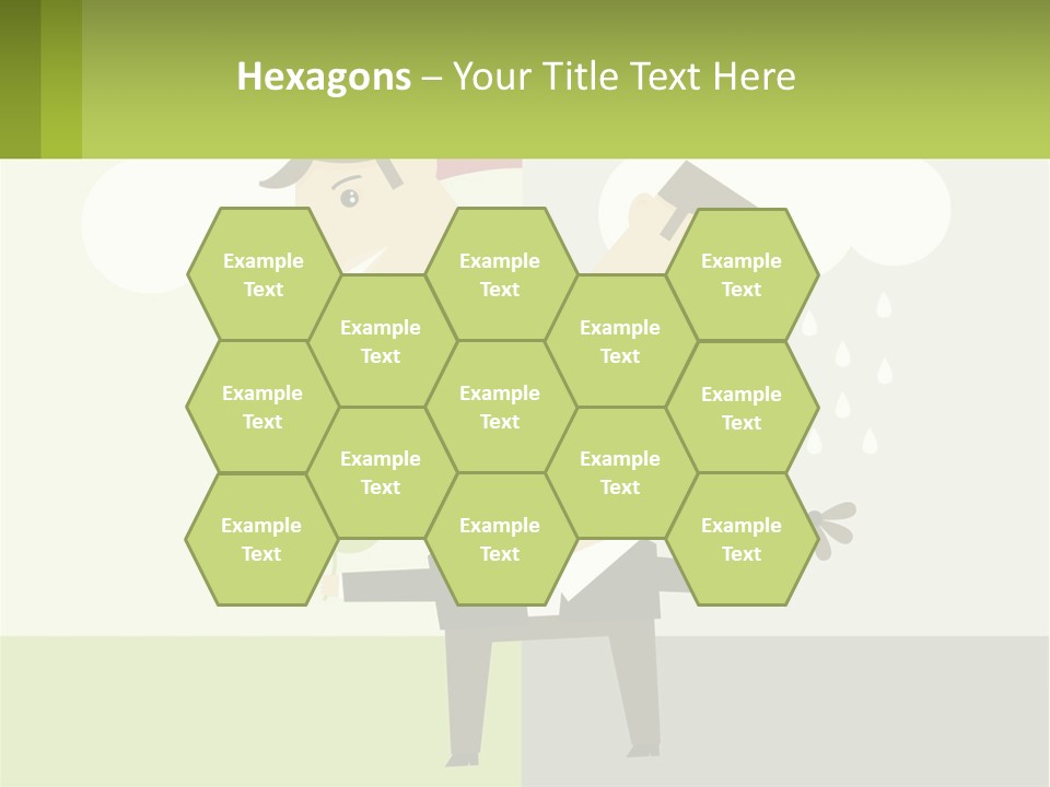 A Man In A Suit Holding A Flower In His Hand PowerPoint Template