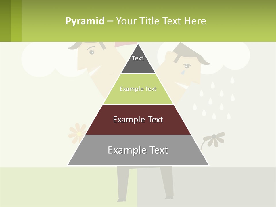 A Man In A Suit Holding A Flower In His Hand PowerPoint Template