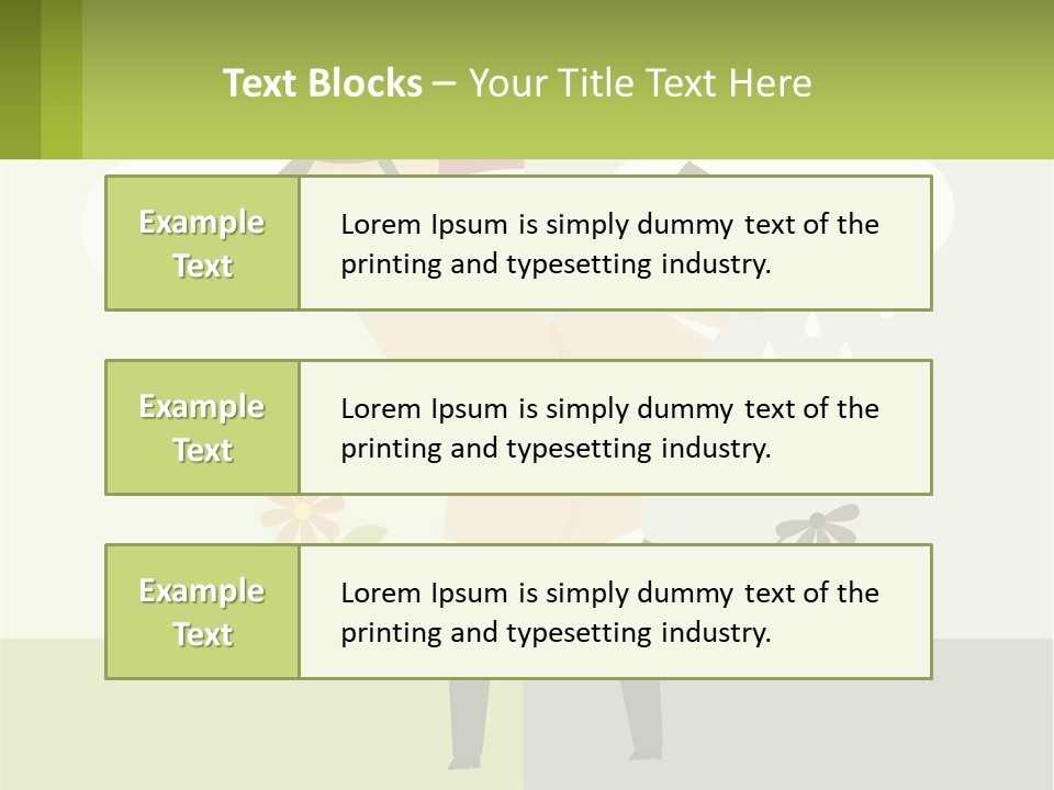 A Man In A Suit Holding A Flower In His Hand PowerPoint Template