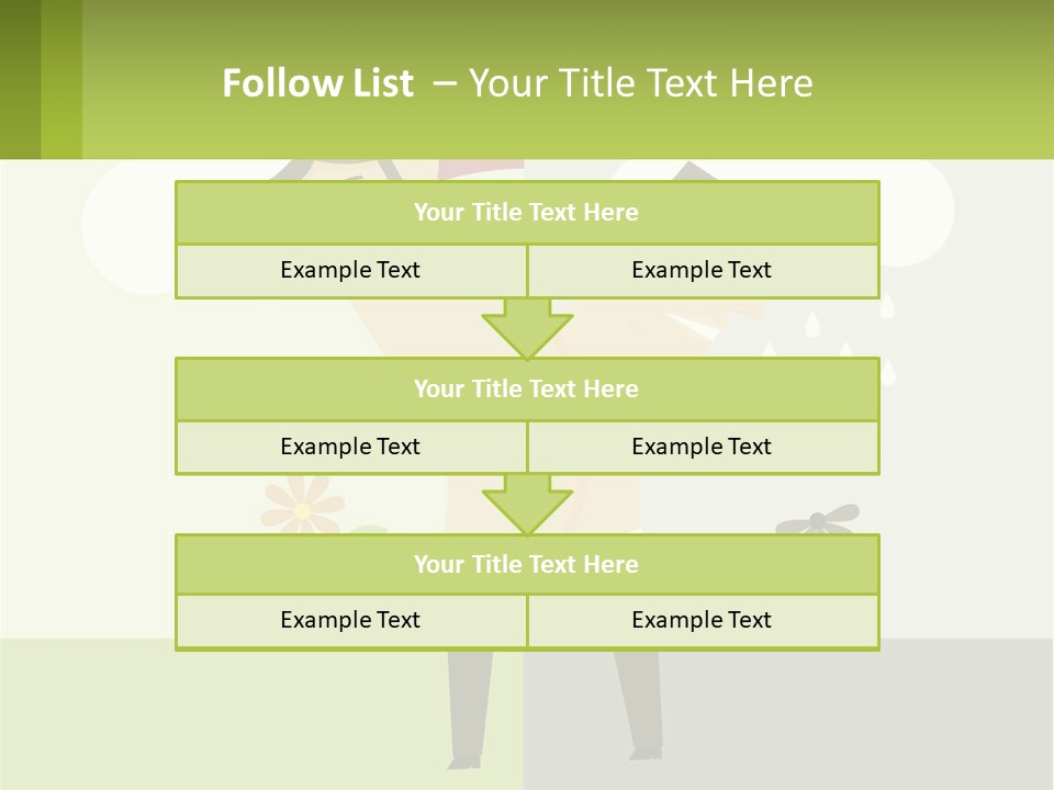 A Man In A Suit Holding A Flower In His Hand PowerPoint Template