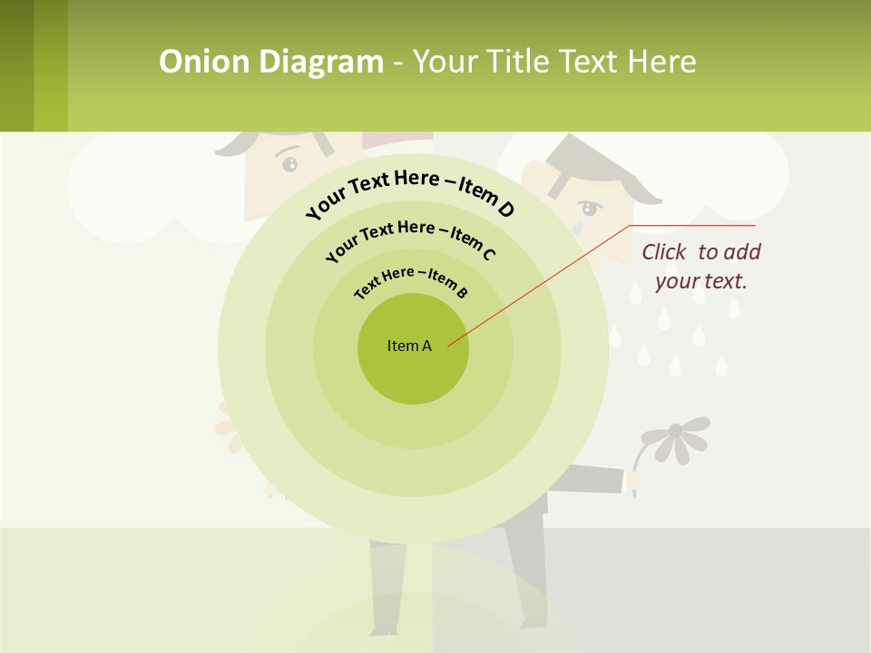 A Man In A Suit Holding A Flower In His Hand PowerPoint Template