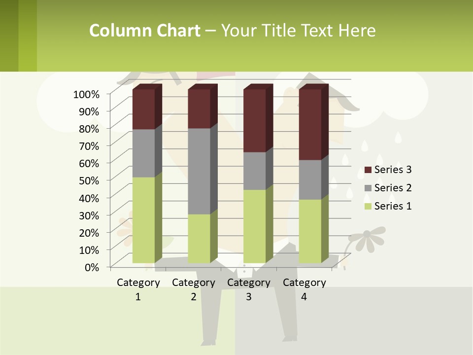 A Man In A Suit Holding A Flower In His Hand PowerPoint Template