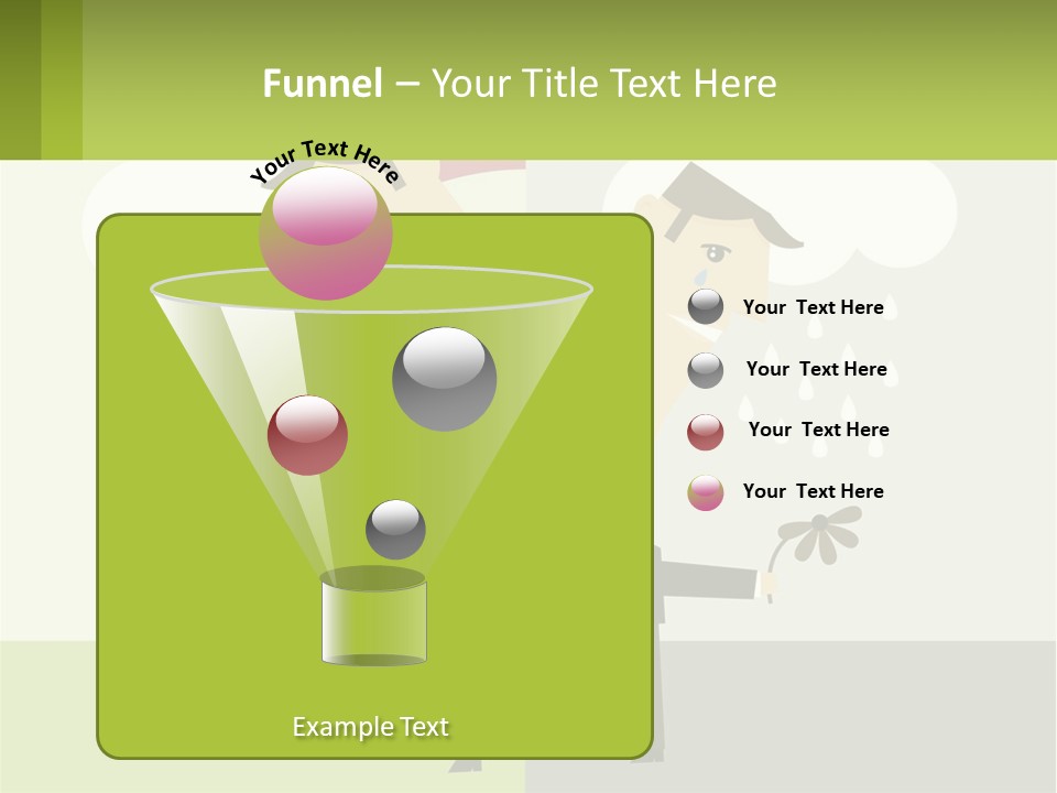 A Man In A Suit Holding A Flower In His Hand PowerPoint Template