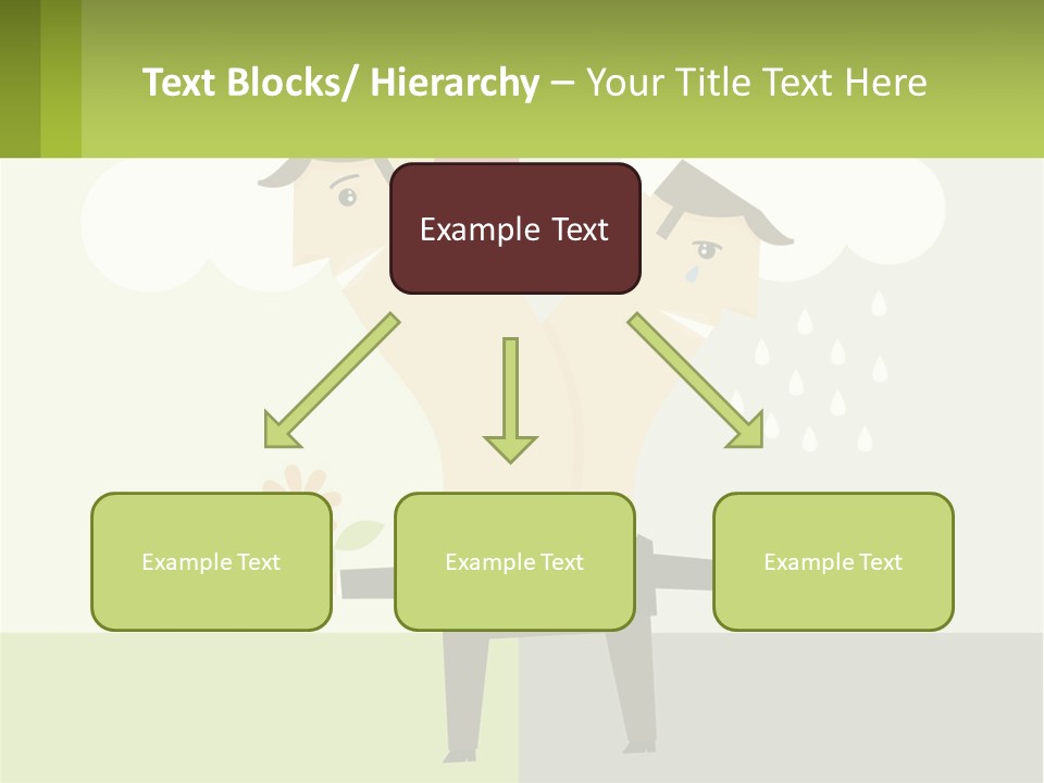 A Man In A Suit Holding A Flower In His Hand PowerPoint Template
