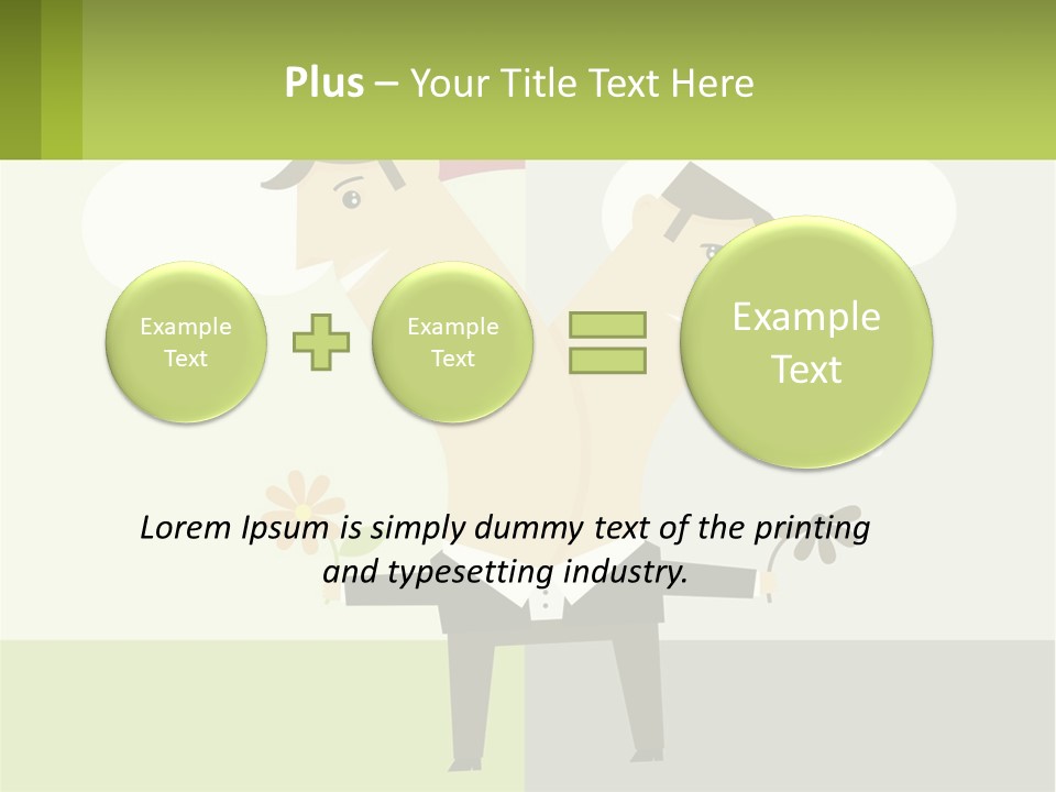 A Man In A Suit Holding A Flower In His Hand PowerPoint Template